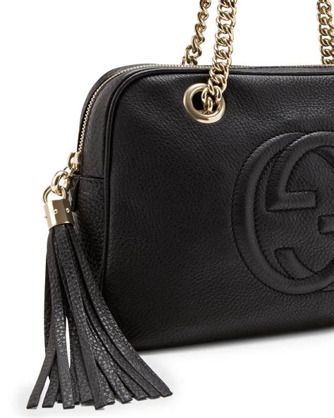 gucci soho double chain|Gucci soho shoulder bag medium.